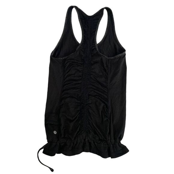 Lululemon Lot of 2 Tank Tops Black No Limits Tank & Run Energy Tank Gym Size 4-6 - Picture 5 of 10